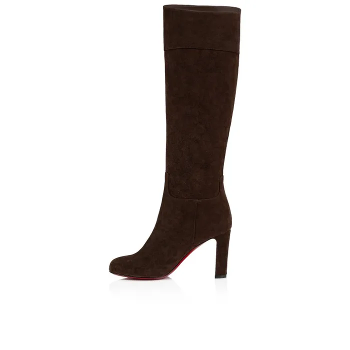 Women Loo Botta 85 Mm Boots 8211 Veau Velours 8211 Cosme Christian Louboutin Boots