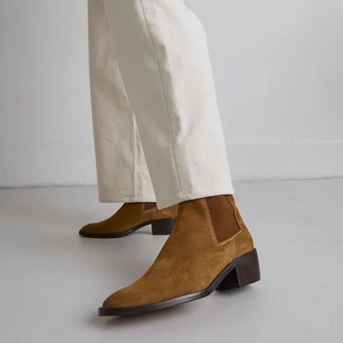 Women Lowboots With Elastics Cognac JONAK Ankle Boots Lowboots