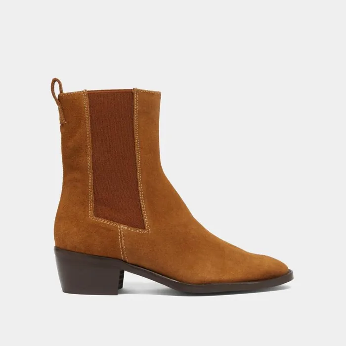 Women Lowboots With Elastics Cognac JONAK Ankle Boots Lowboots