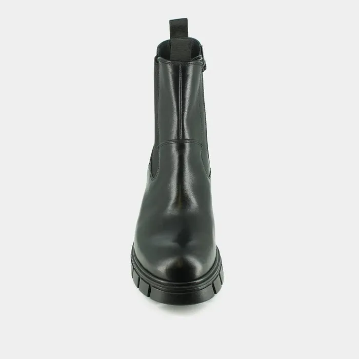 Women Lowboots With Notched Soles And Round Toes Black JONAK Ankle Boots Lowboots