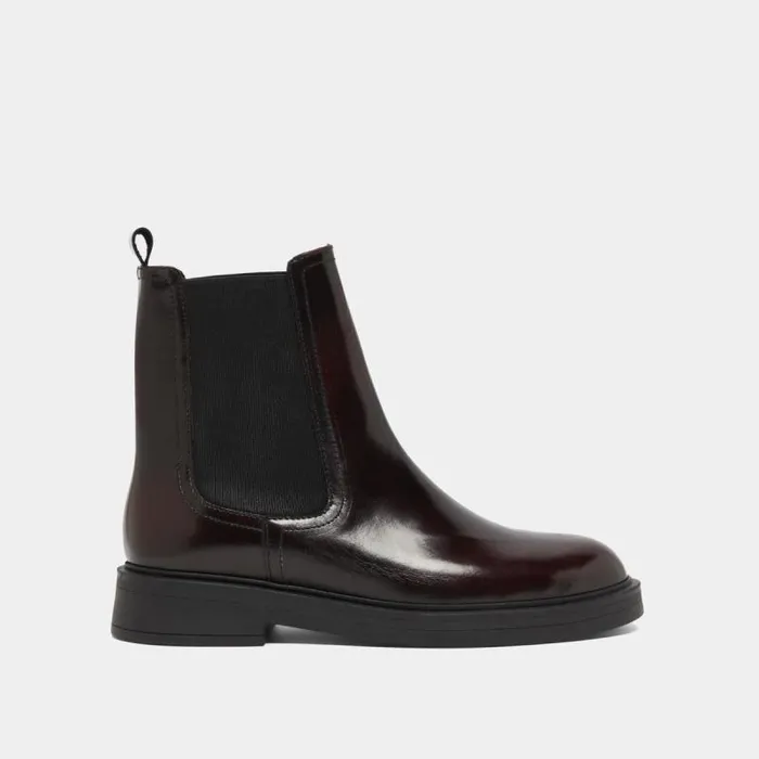 Women Lowboots With Pointed Toes Burgundy JONAK Ankle Boots Lowboots