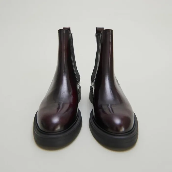 Women Lowboots With Pointed Toes Burgundy JONAK Ankle Boots Lowboots