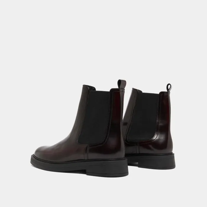 Women Lowboots With Pointed Toes Burgundy JONAK Ankle Boots Lowboots