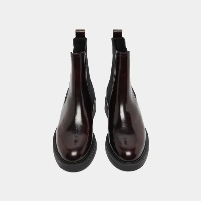 Women Lowboots With Pointed Toes Burgundy JONAK Ankle Boots Lowboots