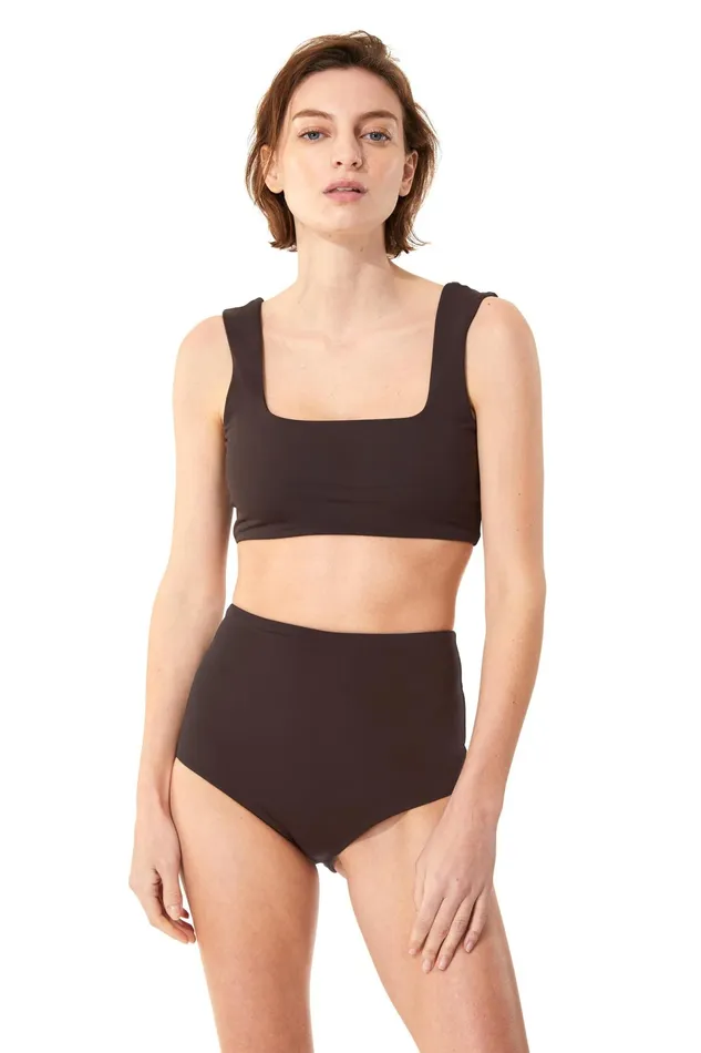 Women Mara Hoffman Bikini Bottoms Lydia Bikini Bottom Tabacco