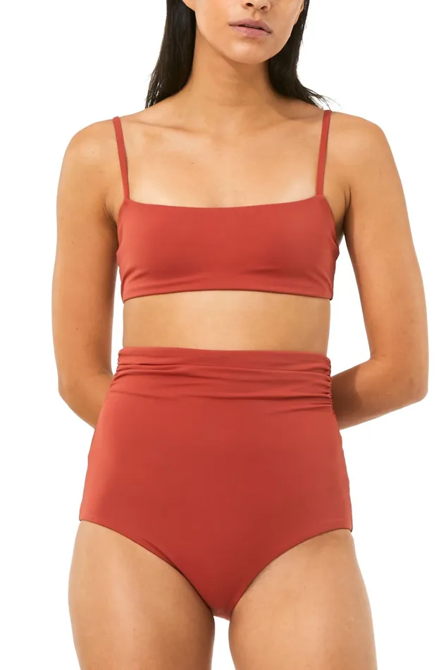 Women Mara Hoffman Bikini Tops Sia Bikini Top Rust Women Mara Hoffman Bikini Tops Sia Bikini Top Rust