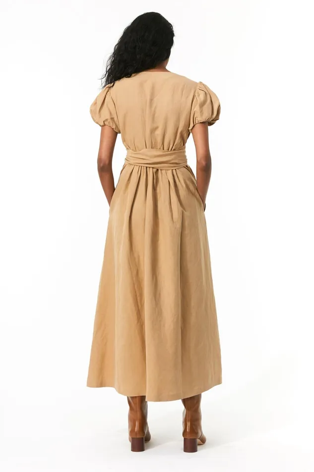 Women Mara Hoffman Dresses Savannah Dress Khaki