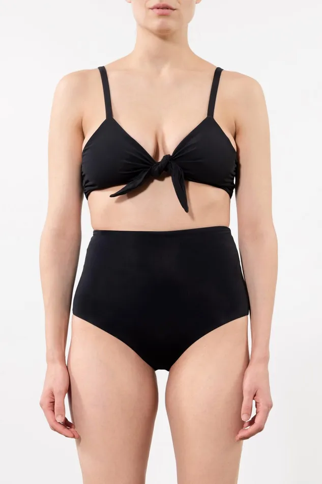 Women Mara Hoffman Extended Sizes Extended Ciara Bikini Top Black