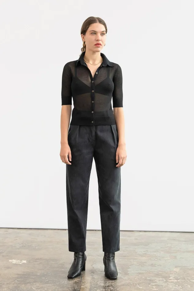 Women Mara Hoffman Extended Sizes Extended Veronica Sweater Black Women Mara Hoffman Extended Sizes Extended Veronica Sweater Black