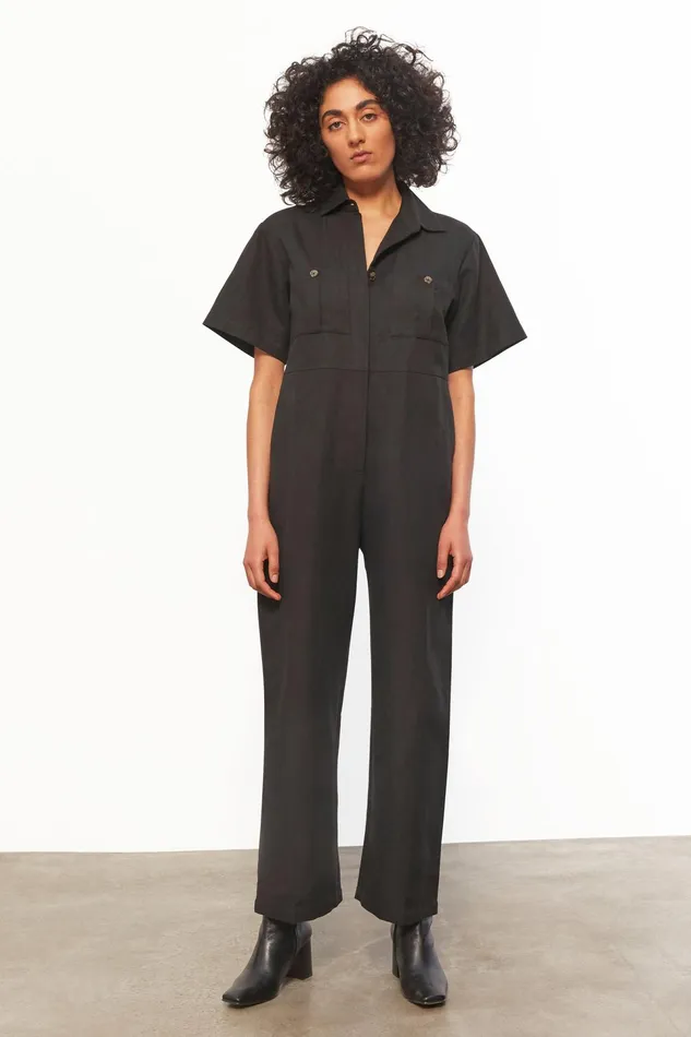 Women Mara Hoffman Jumpsuits and Rompers Kailyn Jumpsuit Black