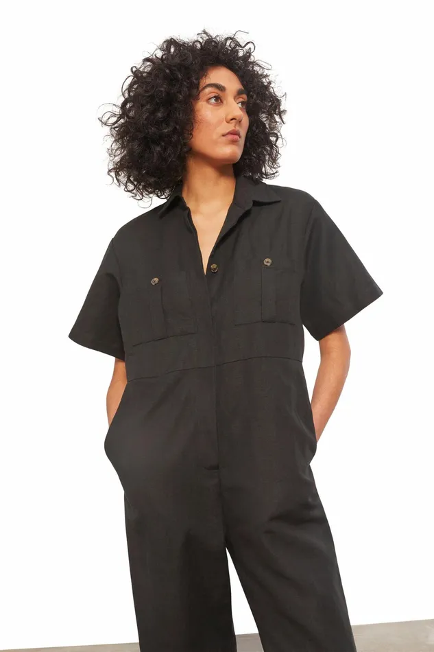 Women Mara Hoffman Jumpsuits and Rompers Kailyn Jumpsuit Black