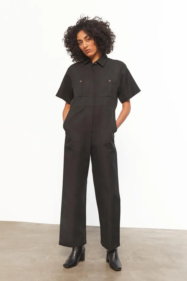 Women Mara Hoffman Jumpsuits and Rompers Kailyn Jumpsuit Black