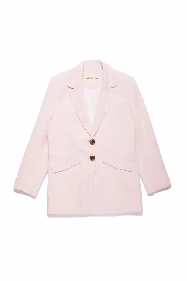 Women Mara Hoffman Outerwear Tatum Jacket Blush Women Mara Hoffman Outerwear Tatum Jacket Blush
