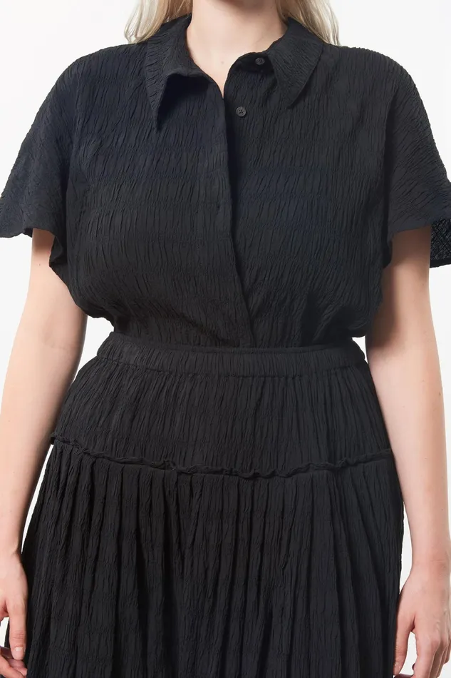 Women Mara Hoffman Skirts Extended Alejandra Skirt Black Women Mara Hoffman Skirts Extended Alejandra Skirt Black