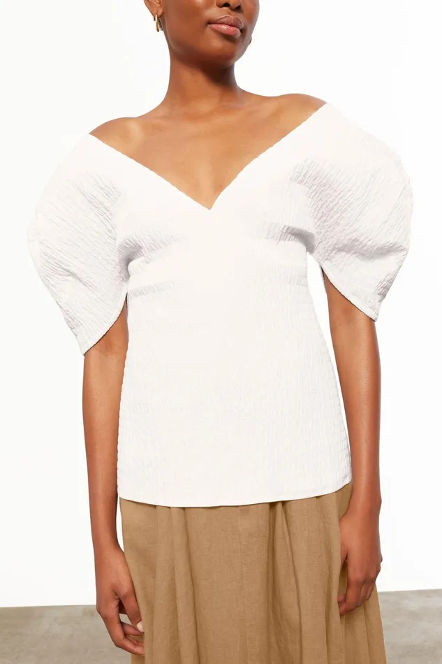 Women Mara Hoffman Tops Fia Top White Women Mara Hoffman Tops Fia Top White