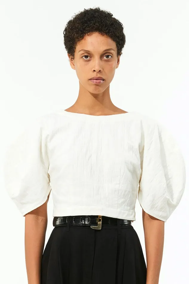Women Mara Hoffman Tops Peni Top Ivory