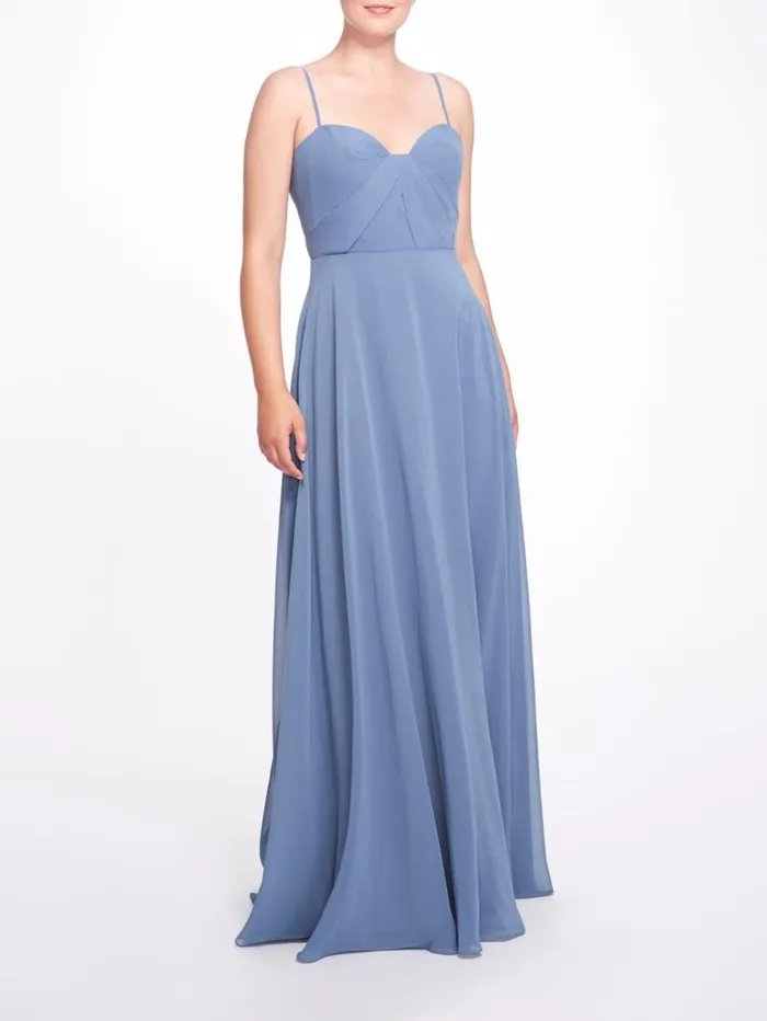Women Marchesa Marchesa Notte Verona Slate Blue