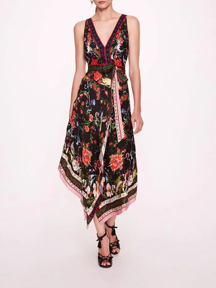 Women Marchesa Marchesa Rosa Byrn Black Multi