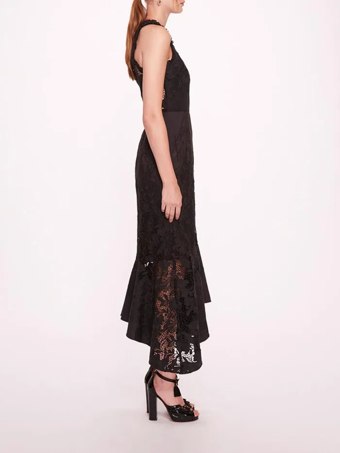 Women Marchesa Marchesa Rosa Iris Black
