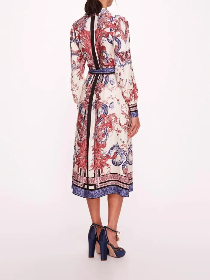 Women Marchesa Marchesa Rosa Zea Shirtdress Rose Multi