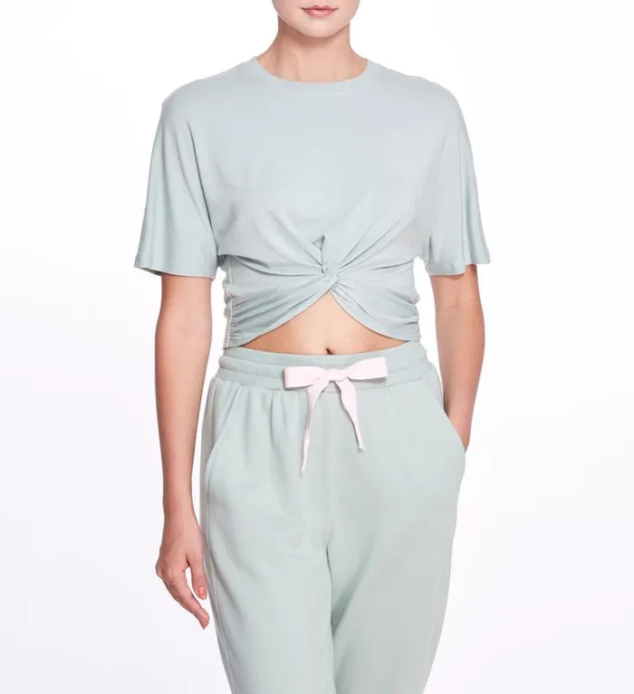 Women Marchesa Tops Amelia Tee Sage