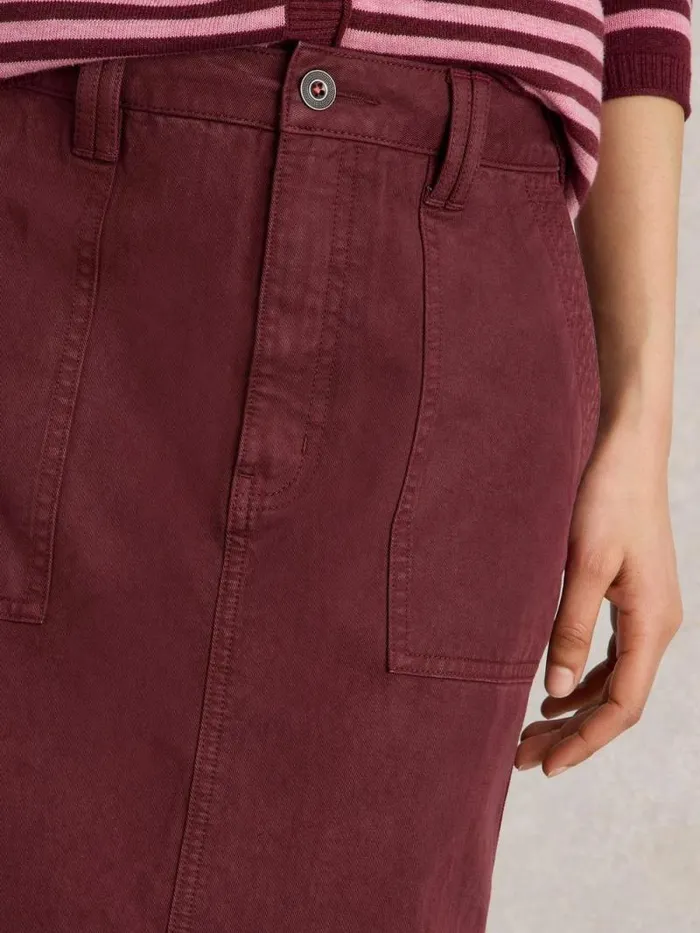Women Maren Midi Skirt Dk Plum White Stuff Skirts Women Maren Midi Skirt Dk Plum White Stuff Skirts