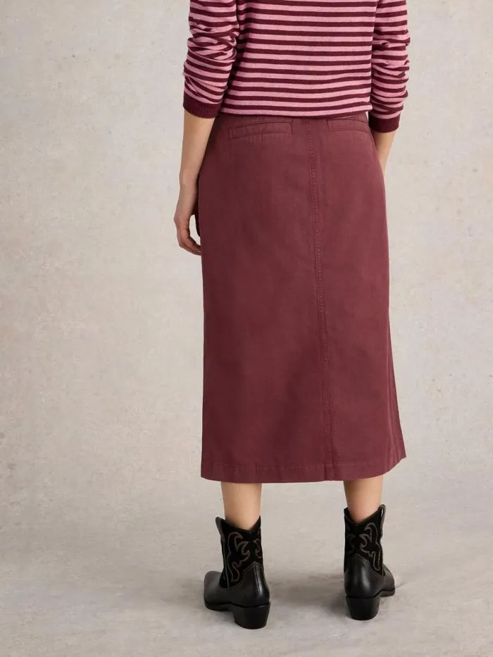 Women Maren Midi Skirt Dk Plum White Stuff Skirts Women Maren Midi Skirt Dk Plum White Stuff Skirts