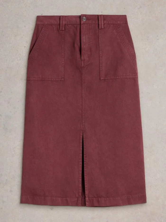 Women Maren Midi Skirt Dk Plum White Stuff Skirts Women Maren Midi Skirt Dk Plum White Stuff Skirts