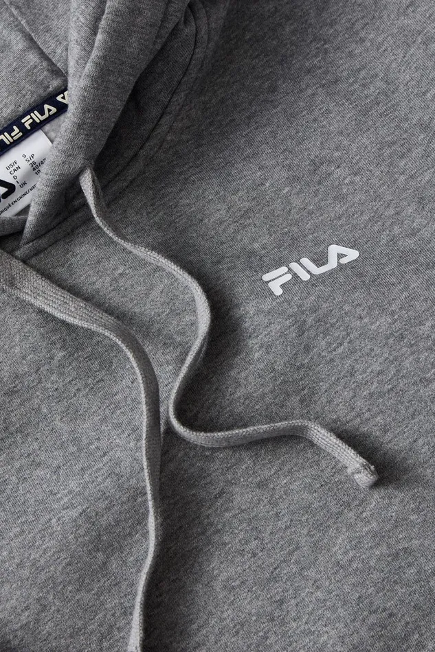 Women Matching Sets Fila Sportstyle Linear Logo Hoodie 063 Varsity Heatherwhite