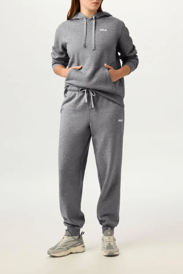 Women Matching Sets Fila Sportstyle Linear Logo Jogger 063 Varsity Heatherwhite