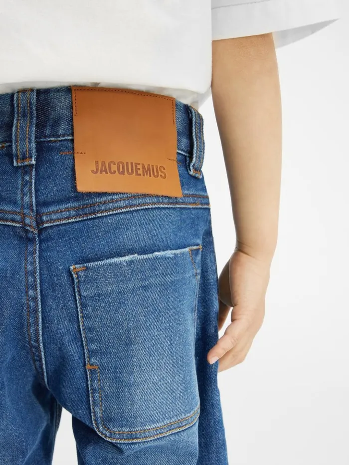 WomenMen Bottoms JACQUEMUS The DeNmes Kids039 Denim Pants Bluetabac WomenMen Bottoms JACQUEMUS The DeNmes Kids039 Denim Pants Bluetabac