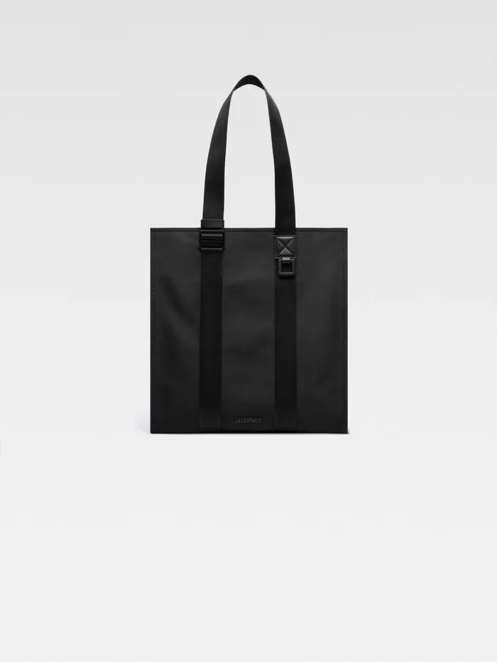 WomenMen Crossbody and Handbags JACQUEMUS The Cuerda Shopper Bag Black
