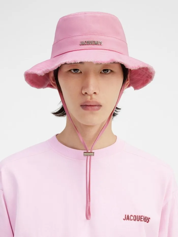WomenMen Hats JACQUEMUS The Artichaut Bucket Hat Light Pink