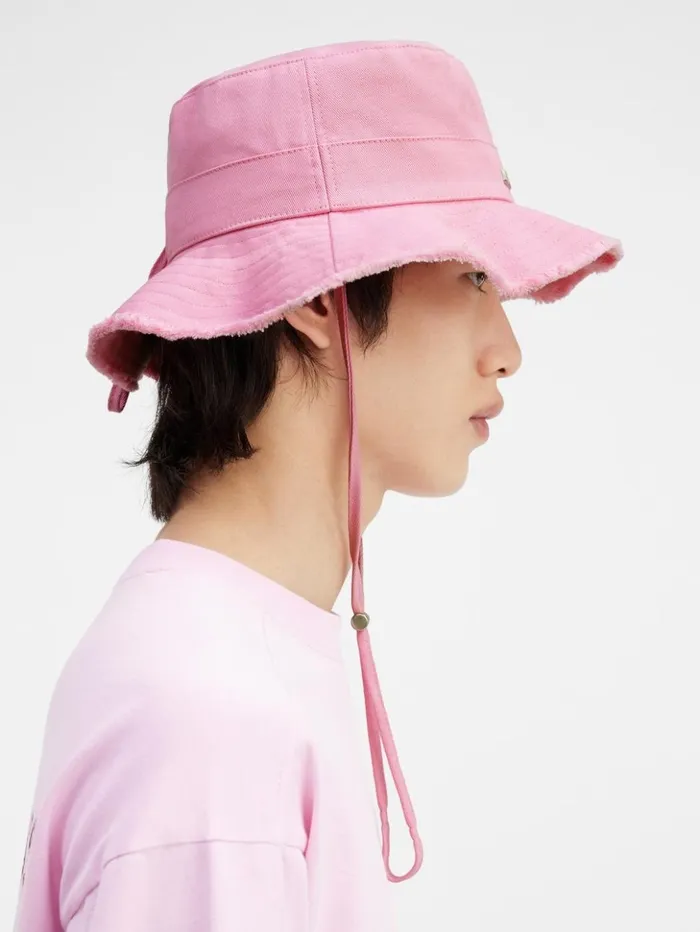WomenMen Hats JACQUEMUS The Artichaut Bucket Hat Light Pink