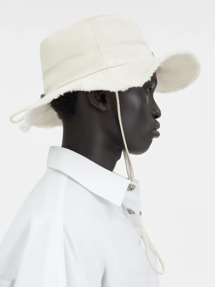 WomenMen Hats JACQUEMUS The Artichaut Bucket Hat Offwhite