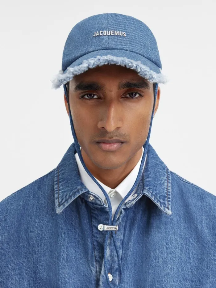 WomenMen Hats JACQUEMUS The Artichaut Cap Blue WomenMen Hats JACQUEMUS The Artichaut Cap Blue