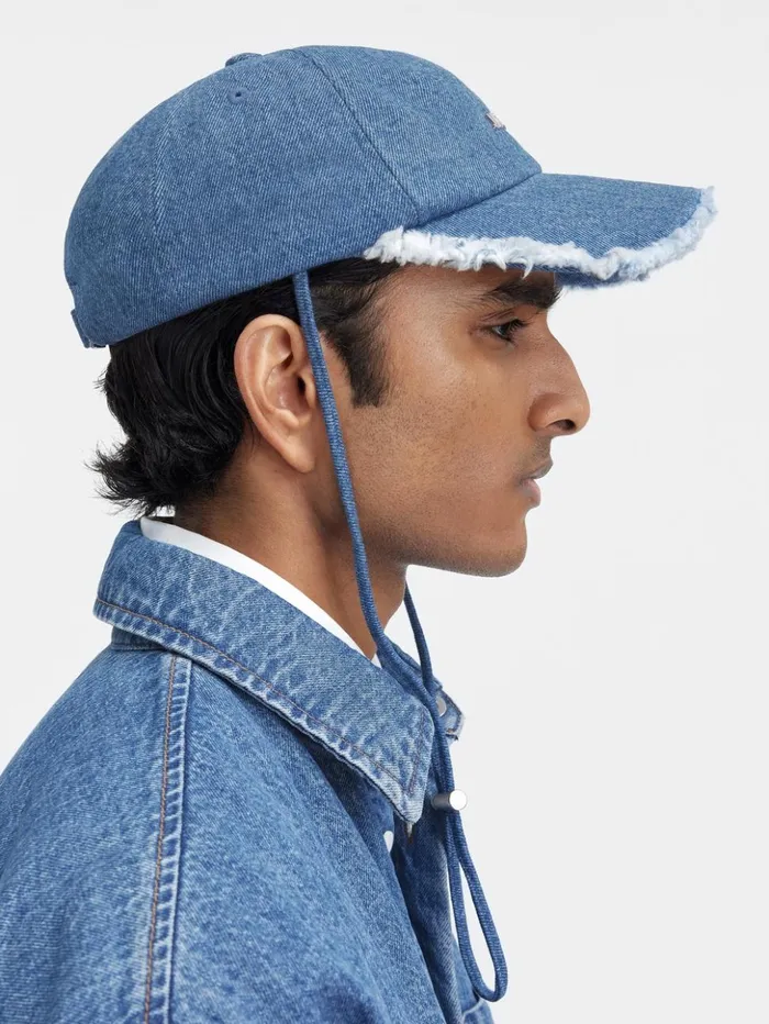 WomenMen Hats JACQUEMUS The Artichaut Cap Blue WomenMen Hats JACQUEMUS The Artichaut Cap Blue