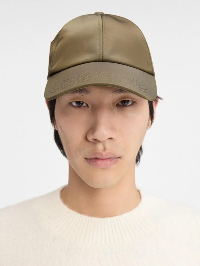 WomenMen Hats JACQUEMUS The Ovalie Cap Khaki WomenMen Hats JACQUEMUS The Ovalie Cap Khaki
