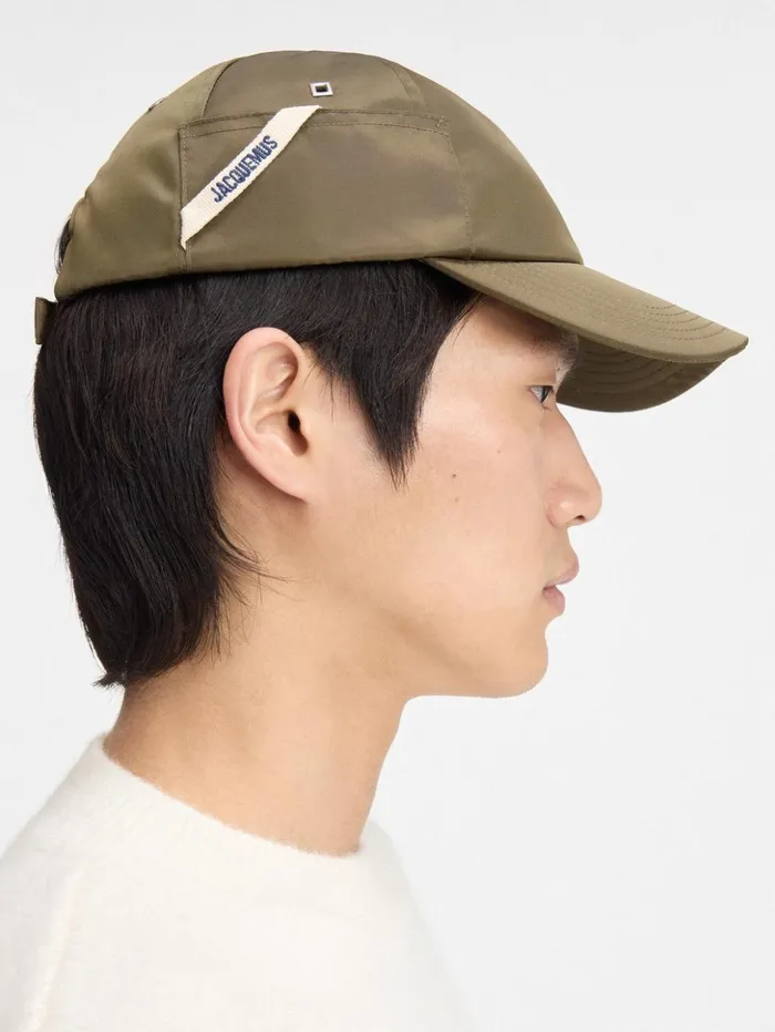 WomenMen Hats JACQUEMUS The Ovalie Cap Khaki WomenMen Hats JACQUEMUS The Ovalie Cap Khaki