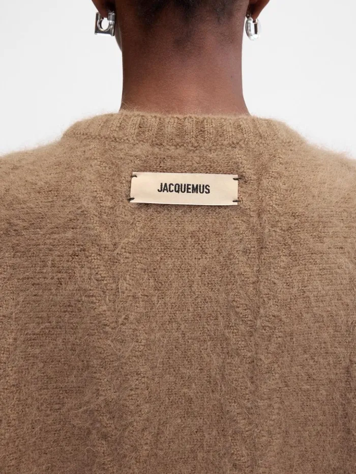 WomenMen Knits JACQUEMUS The Nuvola Sweater Camel