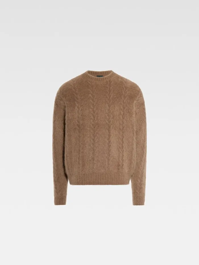WomenMen Knits JACQUEMUS The Nuvola Sweater Camel