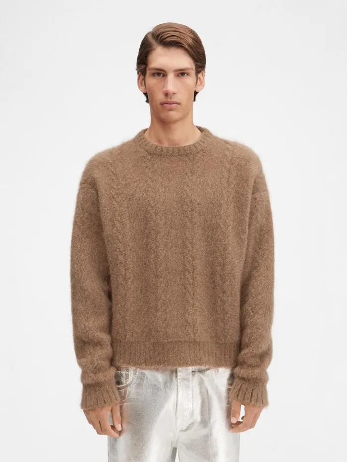 WomenMen Knits JACQUEMUS The Nuvola Sweater Camel