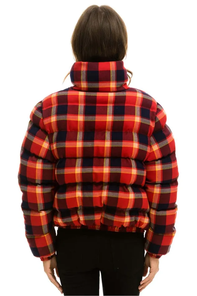 WomenMen Outerwear Aviator Nation APRES PLAID PUFFER JACKET 8211 RUGBY PLAID WomenMen Outerwear Aviator Nation APRES PLAID PUFFER JACKET 8211 RUGBY PLAID