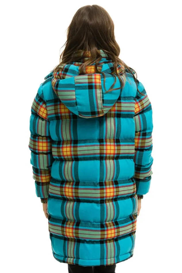 WomenMen Outerwear Aviator Nation PLAID UNISEX LONG TREKKER JACKET 8211 JACKSON PLAID
