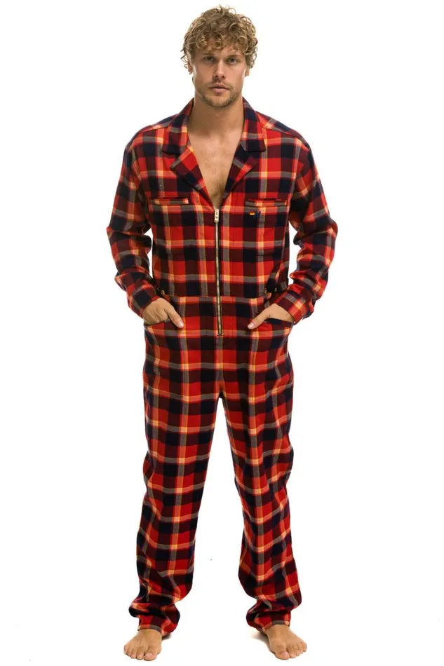 WomenMen Outerwear Aviator Nation UNISEX PLAID FLIGHT SUIT 8211 RUGBY PLAID WomenMen Outerwear Aviator Nation UNISEX PLAID FLIGHT SUIT 8211 RUGBY PLAID