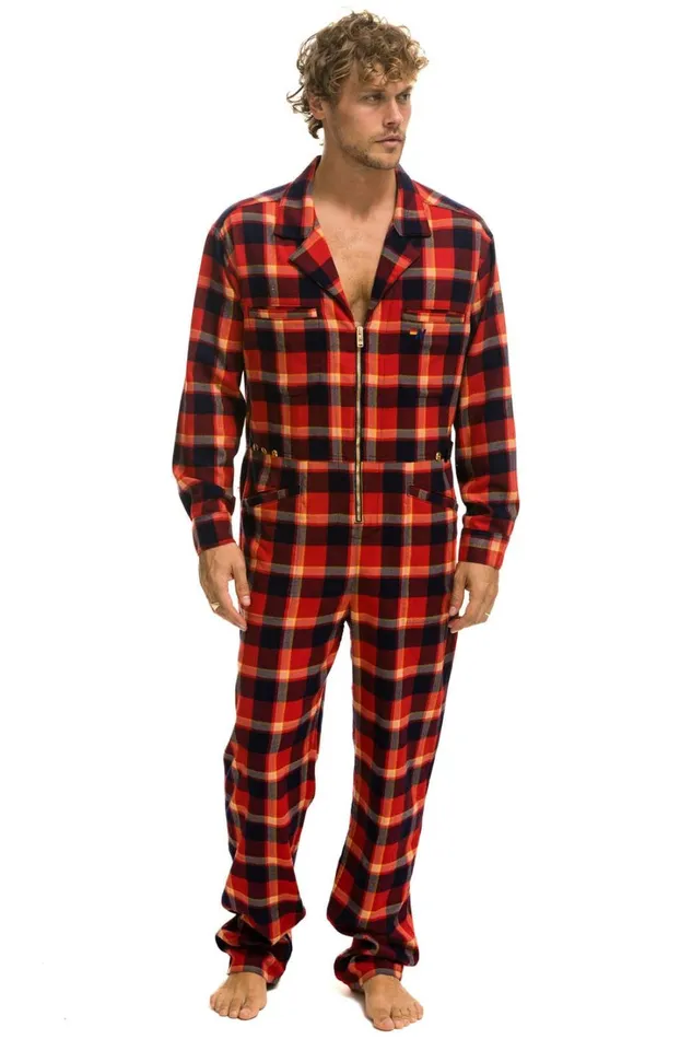 WomenMen Outerwear Aviator Nation UNISEX PLAID FLIGHT SUIT 8211 RUGBY PLAID WomenMen Outerwear Aviator Nation UNISEX PLAID FLIGHT SUIT 8211 RUGBY PLAID