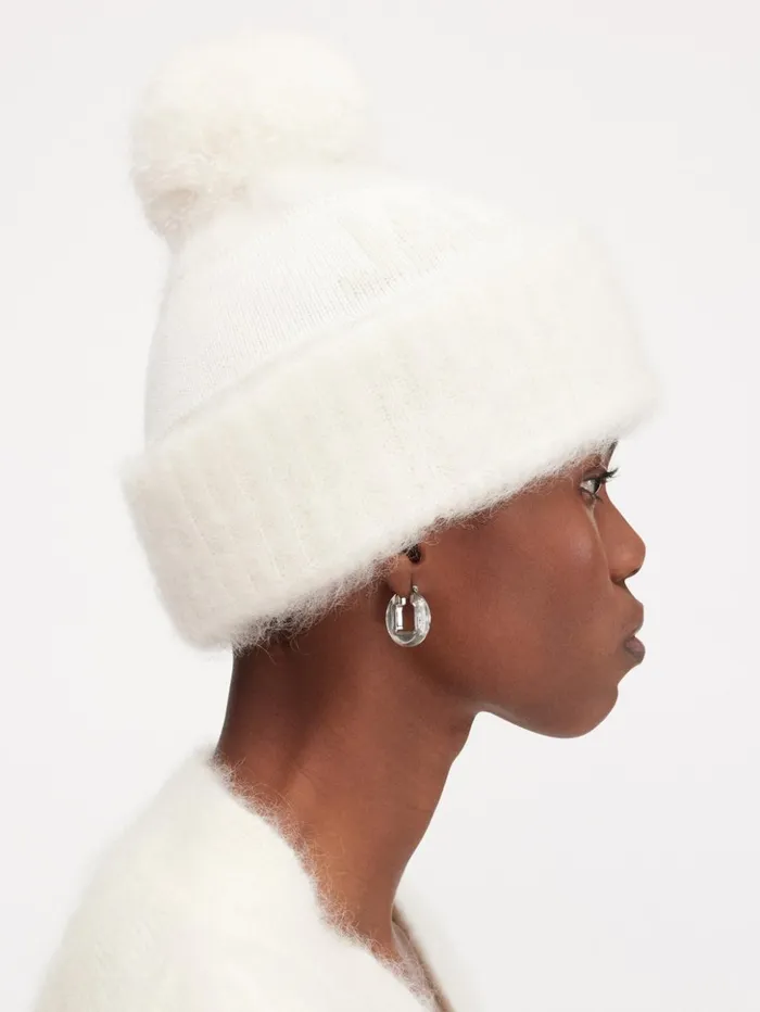 WomenMen Scarves Beanies and Gloves JACQUEMUS The Winter Beanie Offwhite