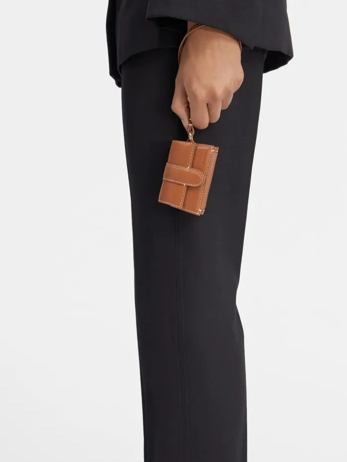 WomenMen Small Leather Goods JACQUEMUS The Bambino Flap Case Light Brown WomenMen Small Leather Goods JACQUEMUS The Bambino Flap Case Light Brown