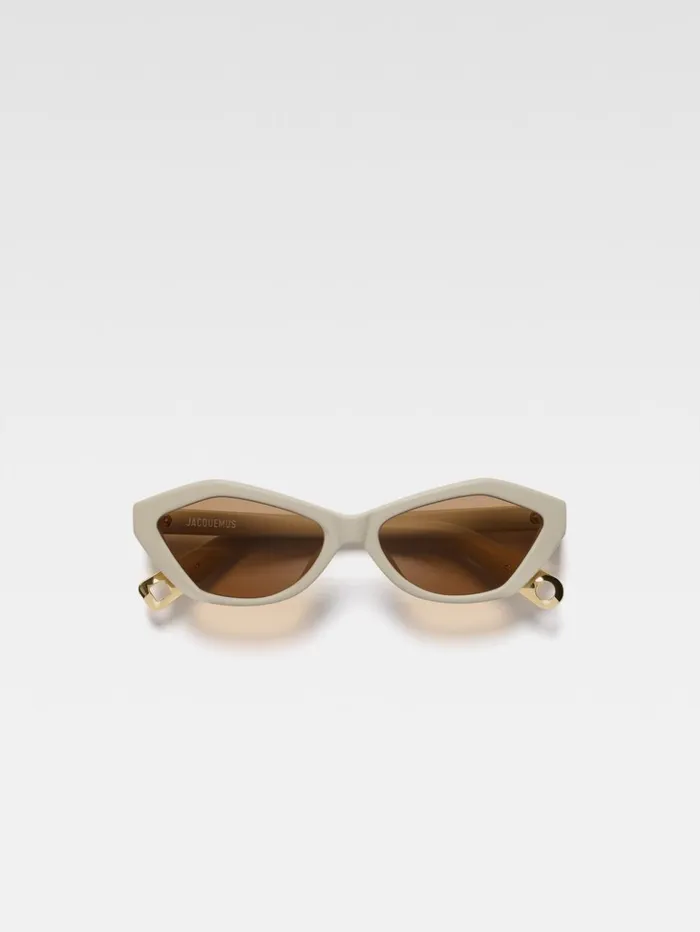 WomenMen Sunglasses JACQUEMUS The Bambino Sunglasses Beige