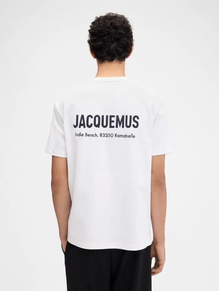 WomenMen Tshirts JACQUEMUS The Saint Tropez Indie Beach Address Tshirt Saint Tropez Indie WomenMen Tshirts JACQUEMUS The Saint Tropez Indie Beach Address Tshirt Saint Tropez Indie